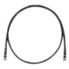 PANDUIT Cat.6 UTP Patch Cable - RJ-45 Male Network - RJ-45 Male Network - 7ft - Black, Clear