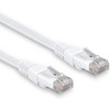 Rocstor Cat.6 Network Cable - Rocstor Premium 100ft (30.5m) CAT6 Ethernet Cable - 100% Copper UL Rated - White - Molded - 100W PoE UTP Category 6 Patch Cord UL Certified Wiring/TIA - 100ft White CAT6 Ethernet cable provides Multi Gigabit 1/2.5/5Gbps 