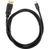 Rocstor premium 6ft (2m) Mini DisplayPort 1.2v to DisplayPort Cable M/M - 4K - mini DisplayPort to Displayport for Ultrabook, Projector, Desktop Computer DisplayPort supports 4Kx2K Resolution at 60Hz - 6 ft Mini DP to DP Cable - 6ft Mini DisplayPort 