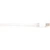 Black Box Connect Cat.6 UTP Patch Network Cable - 20 ft Category 6 Network Cable for Network Device - First End: 1 x RJ-45 Network - Male - Second End: 1 x RJ-45 Network - Male - 1 Gbit/s - Patch Cable - Gold Plated Contact - CM - 26 AWG - White