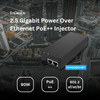 EnGenius 90W 802.3af/at/bt 2.5GbE Ethernet Over Power Adapter - 120 V AC, 230 V AC Input - 1 x 2.5 Gigabit Ethernet Input Port(s) - 1 x 2.5 Gigabit Ethernet Output Port(s) - 90 W