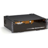 Black Box Rackmount Fiber Enclosure - 3U - For Patch Panel, Adapter Panel - 3U Rack Height x 19" Rack Width - Rack-mountable - Cold-rolled Steel (CRS) - TAA Compliant