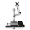 StarTech.com Wall Mount Workstation - Foldable Ergonomic Standing Desk - Height Adjustable 34" VESA Monitor Arm/Padded Keyboard/Mouse Tray - Ergonomic wall-mounted workstation - VESA monitor arm for up to 34in/19.8lb display - Foldable standing desk 