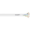 Black Box GigaTrue 550 Cat.6 Bulk Cable - Bare Wire - Bare Wire - 1000ft - White