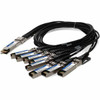 AddOn DAC Network Cable - 3.28 ft DAC Network Cable for Network Device - First End: 1 x QSFP-DD Network - Second End: 8 x SFP28 Network - 400 Gbit/s - 1 - TAA Compliant