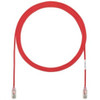 Panduit Cat.6 UTP Patch Network Cable - 3 ft Category 6 Network Cable for Network Device - First End: 1 x RJ-45 Network - Male - Second End: 1 x RJ-45 Network - Male - Patch Cable - Red - 1