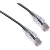 Axiom 1FT CAT6 BENDnFLEX Ultra-Thin Snagless Patch Cable 550mhz (Gray) - 1 ft Category 6 Network Cable for Network Device - First End: 1 x RJ-45 Network - Male - Second End: 1 x RJ-45 Network - Male - Patch Cable - Gold Plated Contact - 28 AWG - Gray