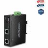 TRENDnet Industrial Gigabit UPoE Splitter, Dual DC Power Outputs, DIN-Rail or Wall-Mountable, Adjustable Voltage Output, TI-SG104 - Industrial Gigabit