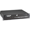 Black Box Rackmount Fiber Enclosure - 2U, 6-Panel - For Patch Panel, Adapter Panel - 2U Rack Height x 23" Rack Width - Rack-mountable - Black Powder Coat - Plexiglass, Cold-rolled Steel (CRS) - TAA Compliant