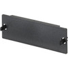 Panduit Blank Panel - Black - 1 Pack