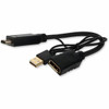 AddOn DisplayPort/HDMI Audio/Video Adapter - 1 Pack - HDMI HDMI 1.3 Digital Audio/Video Male - DisplayPort Digital Audio/Video Female, Powered USB - 2560 x 1600 Supported - Black