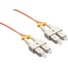Axiom SC/SC Multimode Duplex OM2 50/125 Fiber Optic Cable 1m - Fiber Optic for Network Device - 3.28 ft - 2 x SC Male Network - 2 x SC Male Network