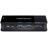 TRENDnet 4 Computer 4-Port USB 3.1 Sharing Switch, TK-U404, 4 x USB 3.1 for Computers, 4 x USB 3.1 for Devices, Flash Drive Sharing, Scanners, Printers, Mouse, Keyboard, Windows & Mac Compatible - New - External - 4 USB Port(s) - 4 USB 3.1 Port(s) - 