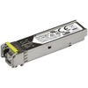 StarTech.com MSA Uncoded SFP Transceiver Module - 100BASE-BX - 100 Mb Ethernet BiDi Fiber (SMF) - MSA Uncoded Transceiver - 100BASE-BX WDM SFP+ (100 Mbps) - 100 MbE BiDi Module - 1550nmTx/1310nmRx Single Mode (SMF) - 10km (6.2mi) - LC Connector & DDM