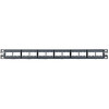 Panduit Mini-Com 24 Port Modular Patch Panel - 24 x RJ-45 - 24 Port(s) - 24 x RJ-45 - 24 x RJ-11 - 19" Wide - Rack-mountable