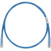 Panduit Cat.6 UTP Patch Network Cable - 20 ft Category 6 Network Cable for Network Device - First End: 1 x RJ-45 Network - Male - Second End: 1 x RJ-45 Network - Male - Patch Cable - Gold Plated Contact - 28 AWG - Blue