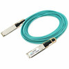 Axiom 100GBASE-AOC QSFP28 Active Optical Cable Edge-Core Compatible 10m - 32.81 ft Fiber Optic Network Cable for Router, Switch - First End: 1 x QSFP28 Network - Second End: 1 x QSFP28 Network - 100 Gbit/s