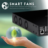 TRENDnet 52-Port Gigabit Web Smart PoE+ Switch with 10G SFP+ Slots - 48 Ports - Manageable - Gigabit Ethernet, 10 Gigabit Ethernet - 1000Base-T, 10GBase-X - TAA Compliant - 2 Layer Supported - Modular - 57.40 W Power Consumption - 410 W PoE Budget - 