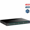 TRENDnet 52-Port Gigabit Web Smart PoE+ Switch with 10G SFP+ Slots - 48 Ports - Manageable - Gigabit Ethernet, 10 Gigabit Ethernet - 1000Base-T, 10GBase-X - TAA Compliant - 2 Layer Supported - Modular - 57.40 W Power Consumption - 410 W PoE Budget - 