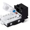 TRENDnet Cat6 RJ45 Keystone Jack 50-Pack Bundle, Compatible With Cat5,Cat5e,Cat6 Cabling, Use With The TC-KP24 Or TC-KP48 Blank Keystone Patch Panels (Sold Separately), Black, TC-K50C6BK - 50 Pack - 1 x RJ-45 Female - Black