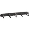 Black Box Horizontal IT Rackmount Cable Manager - 1U, 19" , Single-Sided, Black - Rack Cable Management Panel - Black - 1 - 1U Rack Height - 19" Panel Width - TAA Compliant