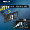 TRENDnet LC Duplex Fiber Optic Keystone Coupler Jacks- 5-Pack, TC-K05LC, Single-Mode & Multi-Mode Fiber - 5 Pack