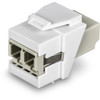 TRENDnet LC Duplex Fiber Optic Keystone Coupler Jacks- 5-Pack, TC-K05LC, Single-Mode & Multi-Mode Fiber - 5 Pack