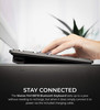 MATIAS WIRELESS BLUETOOTH ALUMINUM KEYBOARD SPACE GRAY - Wireless Connectivity - Bluetooth - English (US) - QWERTY Layout - iPhone, iPod, iPad, Notebook, Desktop Computer - Mac OS, Android, Windows - Space Gray