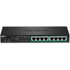 TRENDnet 8-Port Gigabit PoE+ Switch, 65W PoE Power Budget, 16Gbps Switching Capacity, IEEE 802.1p QoS, DSCP Pass-Through Support, Fanless, Wall Mountable, Lifetime Protection, Black, TPE-TG83 - 8 Ports - Gigabit Ethernet - 10/100/1000Base-T - 2 Layer