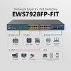 EnGenius EWS7928FP-FIT Ethernet Switch - 24 Ports - Manageable - Gigabit Ethernet - 10/100/1000Base-T, 1000Base-X - 2 Layer Supported - Modular - 4 SFP Slots - 410 W PoE Budget - Twisted Pair, Optical Fiber - PoE Ports - Rack-mountable - 1 Year Limit