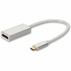 AddOn USB-C Male to DisplayPort 1.2 Female Adapter with Aluminum Housing - 1 Pack - USB 3.1 Type C Male - DisplayPort DisplayPort 1.2 Digital Audio/Video Female - Aluminum