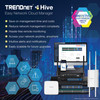 TRENDnet 28-Port Gigabit Web Smart PoE+ Switch, 24 x Gigabit Ports, 4 x Shared Gigabit Ports (RJ-45 or SFP), 185W PoE Budget, 56Gbps Switching Capacity, Lifetime Protection, Black, TPE-2840WS - 24-port Gigabit Web Smart PoE Switch plus 4 SFP slots