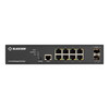 Black Box LPB3000 Ethernet Switch - 8 Ports - Manageable - Gigabit Ethernet, 10 Gigabit Ethernet - 10/100/1000Base-T, 10GBase-X - TAA Compliant - 2 Layer Supported - Modular - Optical Fiber, Twisted Pair - PoE Ports - Wall Mountable - 1 Year Limited 