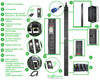 APC by Schneider Electric NetShelter 9000 32-Outlet PDU - Switched - IEC 60309 60A 3P+PE - 12 x IEC 60320 C19/C21, 20 x IEC 60320 C13/C15 - 208 V - Network (RJ-45) - 6 ft Cord Length - Rack-mountable