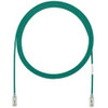 Panduit Cat.6 UTP Patch Network Cable - 10 ft Category 6 Network Cable for Network Device - First End: 1 x RJ-45 Network - Male - Second End: 1 x RJ-45 Network - Male - Patch Cable - Green - 1