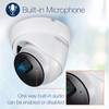 TRENDnet Indoor Outdoor 5MP H.265 PoE IR Fixed Turret Network Camera, IP66 Rated Housing, IR Night Vision up to 30m (98 ft.), Security Surveillance Camera, microSD Card Slot, White, TV-IP1515PI - 98.43 ft Infrared Night Vision - H.265, H.264 - 2608 x
