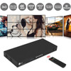 SIIG 3x3 4K Video Wall Processor with USB-C / DP / VGA / HDMI Input with EDID Management - Multi-level Cascading - Supports 180° HDMI image rotation Up to 4K30Hz / Multi Inputs (USB-C/DP/VGA/HDMI) & 9 HDMI output / HDMI loopout - 180º Rotate - Edge C