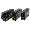 Transition Networks M/E-ISW Transceiver/Media Converter - 1 x Network (RJ-45) - 1 x SC Ports - DuplexSC Port - Multi-mode - Fast Ethernet - 10/100Base-TX, 100Base-FX - 1.24 Mile - Power Supply - Rail-mountable, Wall Mountable