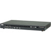 ATEN 8-Port Serial Console Server with Dual Power/LAN - Twisted Pair - 2 x Network (RJ-45) x USB - 8 x Serial Port - 10/100/1000Base-T - Gigabit Ethernet - Rack-mountable, Desktop