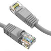 Axiom 30FT CAT6 UTP 550mhz Patch Cable Snagless Molded Boot (Gray) - 30 ft Category 6 Network Cable for Network Device - First End: 1 x RJ-45 Network - Male - Second End: 1 x RJ-45 Network - Male - Patch Cable - Gray