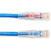 Black Box GigaBase 3 Cat.5e UTP Patch Network Cable - 6 ft Category 5e Network Cable for Patch Panel, Wallplate, Network Device - First End: 1 x RJ-45 Network - Male - Second End: 1 x RJ-45 Network - Male - 1 Gbit/s - Patch Cable - Gold Plated Contac