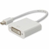 Mini-DisplayPort 1.1 Male to DVI-I (29 pin) Female White Active Adapter For Resolution Up to 1920x1200 (WUXGA) - 100% compatible and guaranteed to work