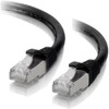 Rocstor CAT6a Ethernet Cable - 10GbE RJ45 - 10 ft Category 6a Network Cable for Network Device - First End: 1 x RJ-45 Network - Male - Second End: 1 x RJ-45 Network - Male - 10 Gbit/s - Shielding - 24 AWG - Black