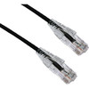 Axiom 100FT CAT6A BENDnFLEX Ultra-Thin Snagless Patch Cable 650mhz (Black) - 100 ft Category 6a Network Cable for Network Device - First End: 1 x RJ-45 Network - Male - Second End: 1 x RJ-45 Network - Male - 10 Gbit/s - Patch Cable - Shielding - Gold