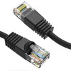 Axiom 150FT CAT6 UTP 550mhz Patch Cable Snagless Molded Boot (Black) - 150 ft Category 6 Network Cable for Media Converter, Router, Switch, Patch Panel, Hub, Network Device - First End: 1 x RJ-45 Network - Male - Second End: 1 x RJ-45 Network - Male 