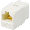 Panduit Network Connector - 1 Pack - 1 x RJ-45 Network Female - Off White
