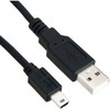 Axiom USB 2.0 Type-A to Mini USB Type-B Cable M/M 3ft - 3 ft USB Data Transfer Cable - First End: USB 2.0 Type A - Male - Second End: Mini USB Type B - Male - Black