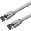 Axiom 15FT CAT8 2000mhz S/FTP Shielded Patch Cable Snagless Boot (Gray) - 15 ft Category 8 Network Cable for Network Device - First End: RJ-45 Network - Male - Second End: RJ-45 Network - Male - 40 Gbit/s - Patch Cable - Shielding - Gold, Nickel Plat