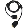 Axiom VGA Monitor Cable M/F 6ft - 6 ft VGA Video Cable for Monitor, Video Device - First End: 1 x 15-pin HD-15 - Male - Second End: 1 x 15-pin HD-15 - Male - Shielding - Gold Plated Connector - Black