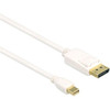 Axiom Mini DisplayPort Male to DisplayPort Male Adapter Cable 10ft - 10 ft DisplayPort/Mini DisplayPort A/V Cable for Monitor, Computer, Notebook, Audio/Video Device - First End: 1 x Mini DisplayPort 1.2 Digital Audio/Video - Male - Second End: 1 x D